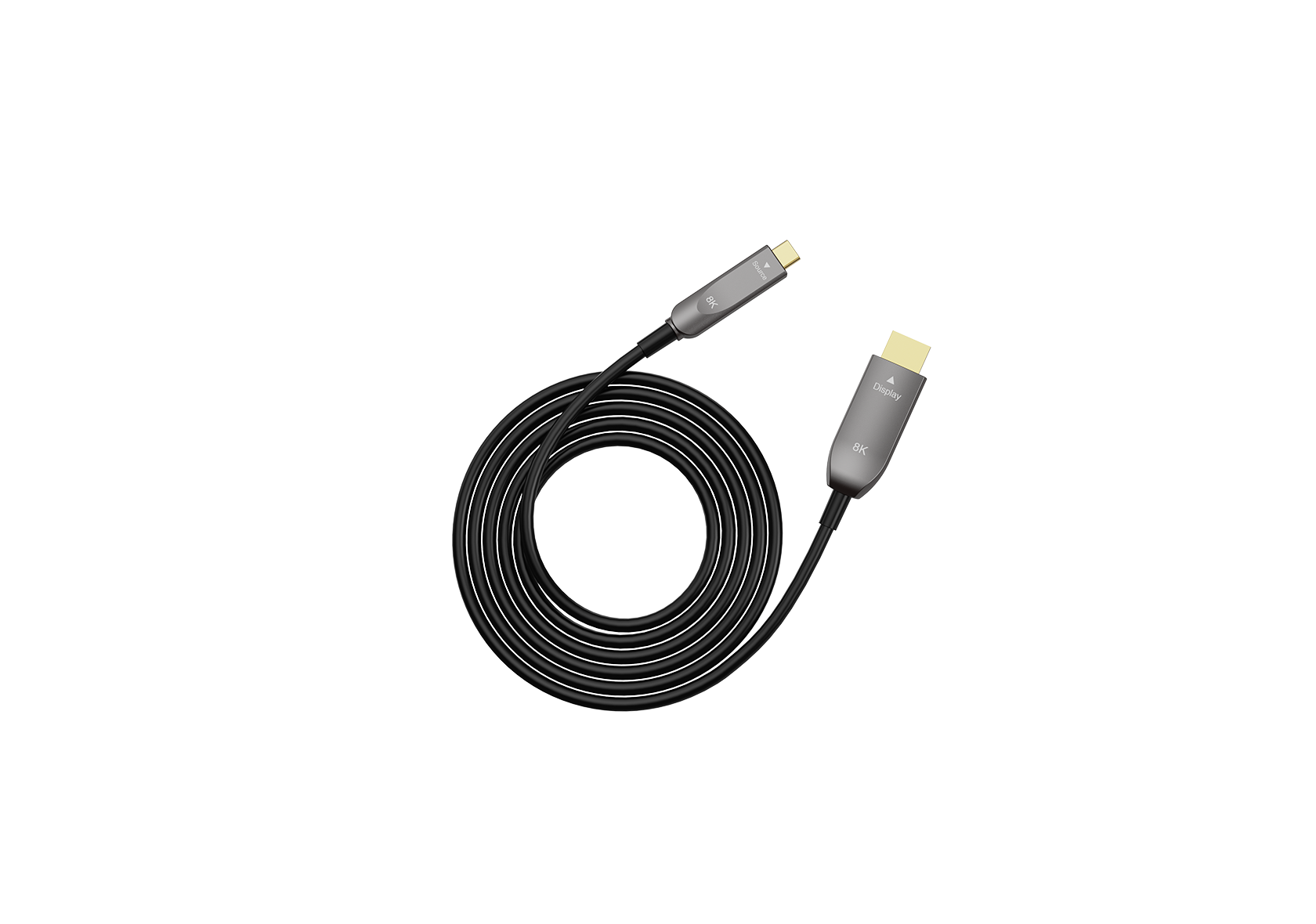 8K USB-C to HDMI 2.1 Active Optical Cable – 5–30m – Milivei MV-AOC8KCH