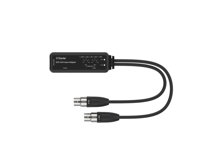 2-Channel XLR Input to Dante Adapter