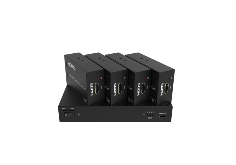 1080p 1×4 HDMI over CAT Extender Splitter – 70m