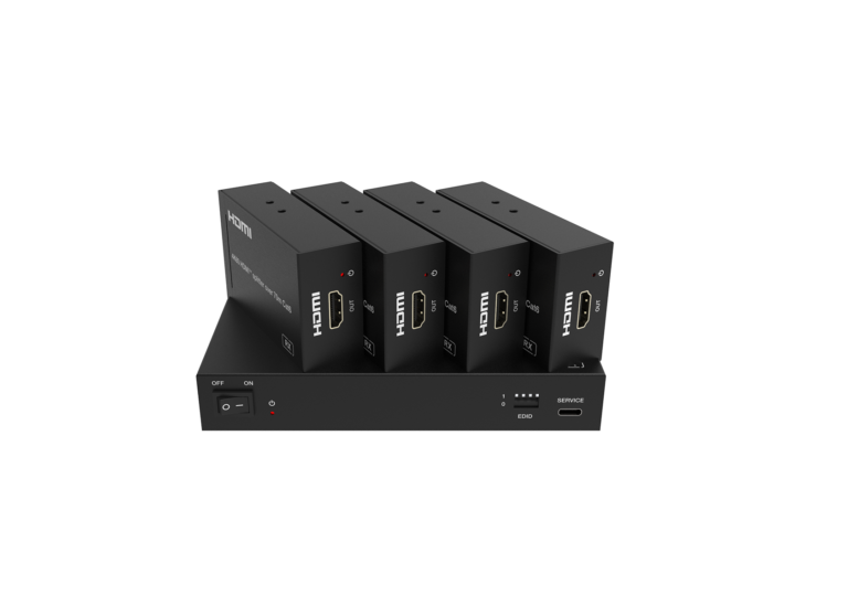 4K60 1×4 HDMI over CAT Extender Splitter – 70m