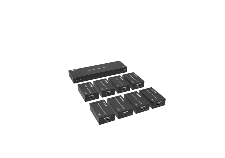4K60 1×8 HDMI over CAT Extender Splitter – 70m