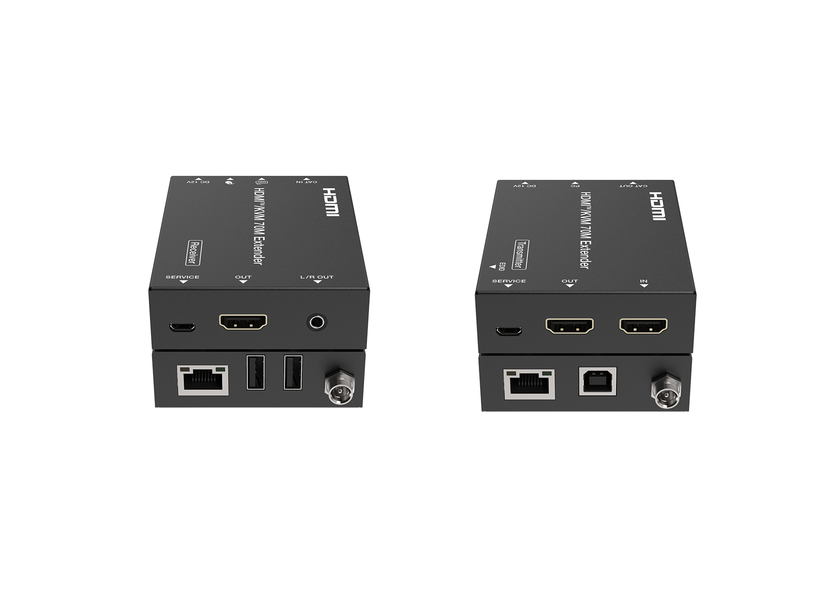 4K60 HDMI KVM Extender over CAT – 70m – Milivei MV-EX704KK