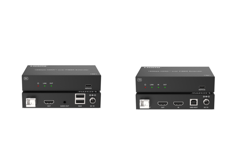4K60 HDMI Fiber KVM Extender