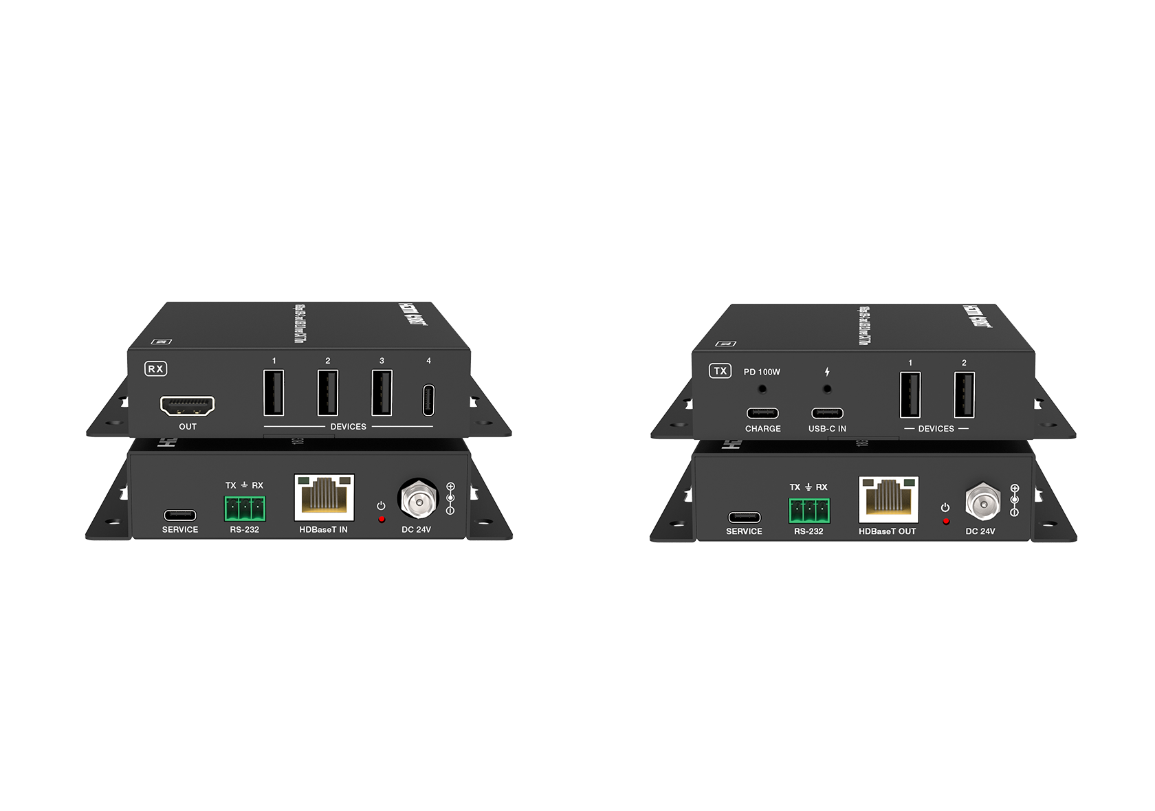 4K60 USB-C to HDMI HDBaseT 3.0 Extender – 40m – Milivei MV-HBT404KC3