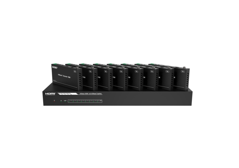4K60 1×8 HDMI over HDBaseT Splitter Extender – 150m
