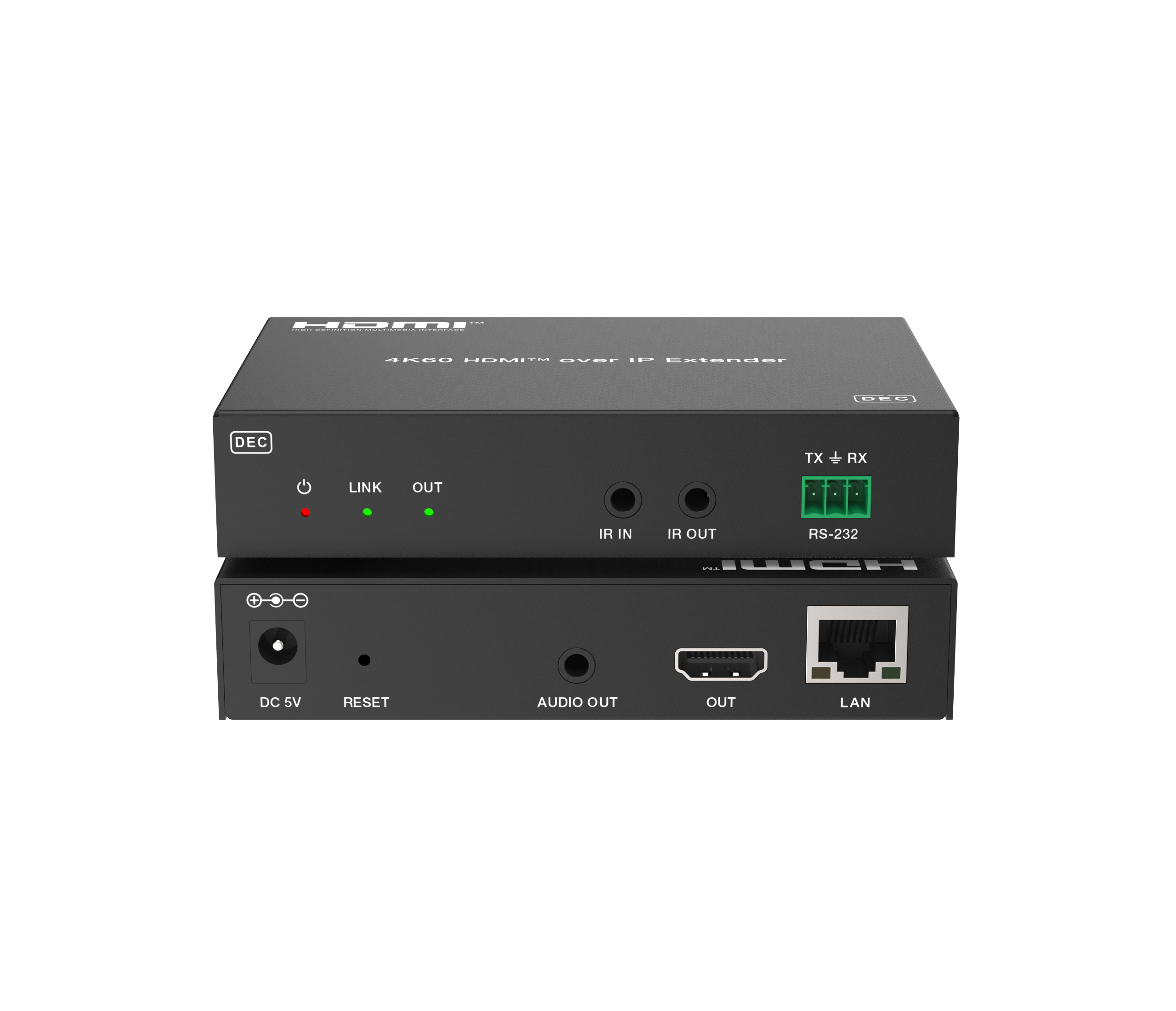 4K60 H.265 AV-over-IP Decoder – Milivei MV-IP4KDEC