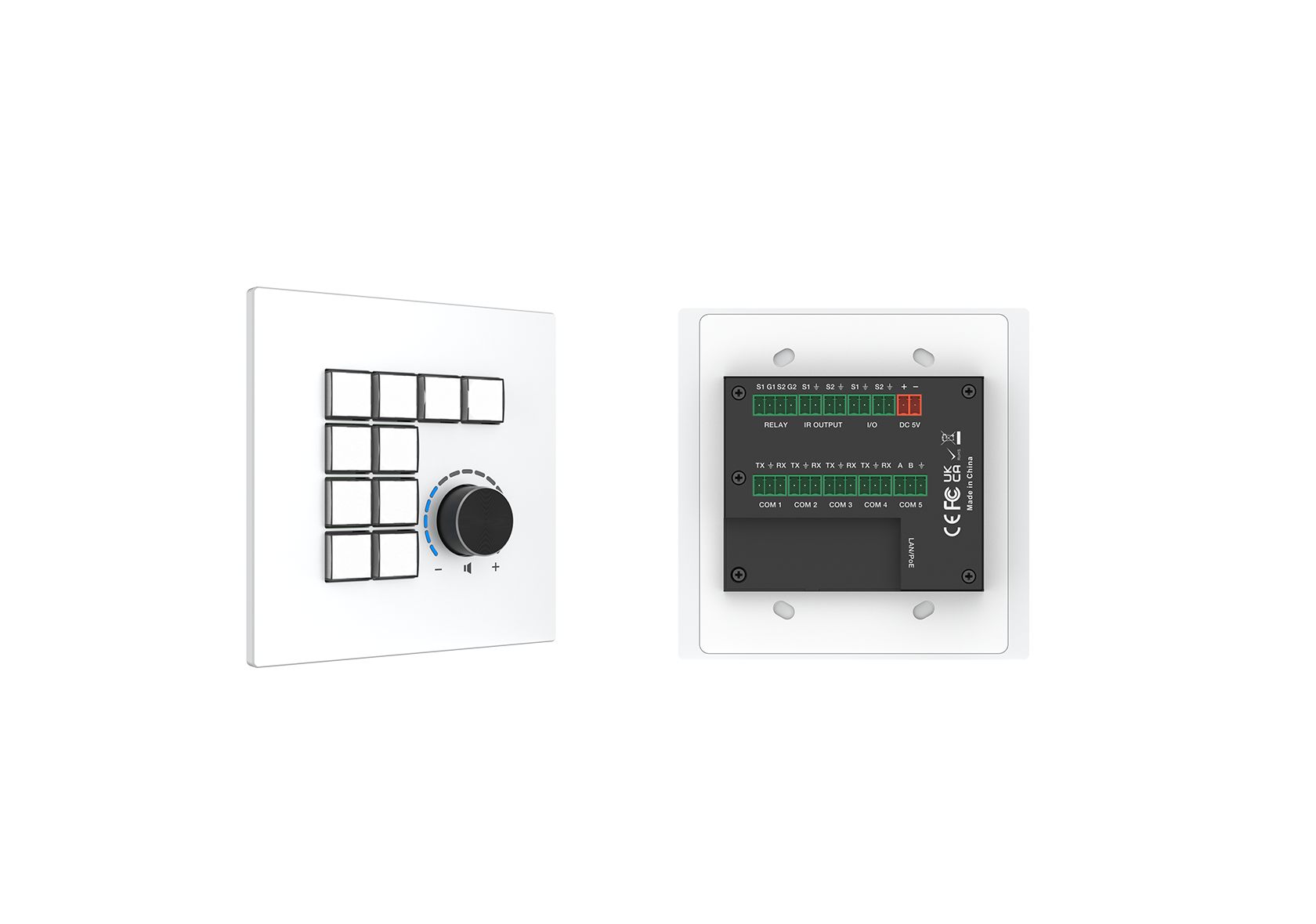 10-Key Programmable Control Panel with Rotary Knob – Milivei MV-KP10RK