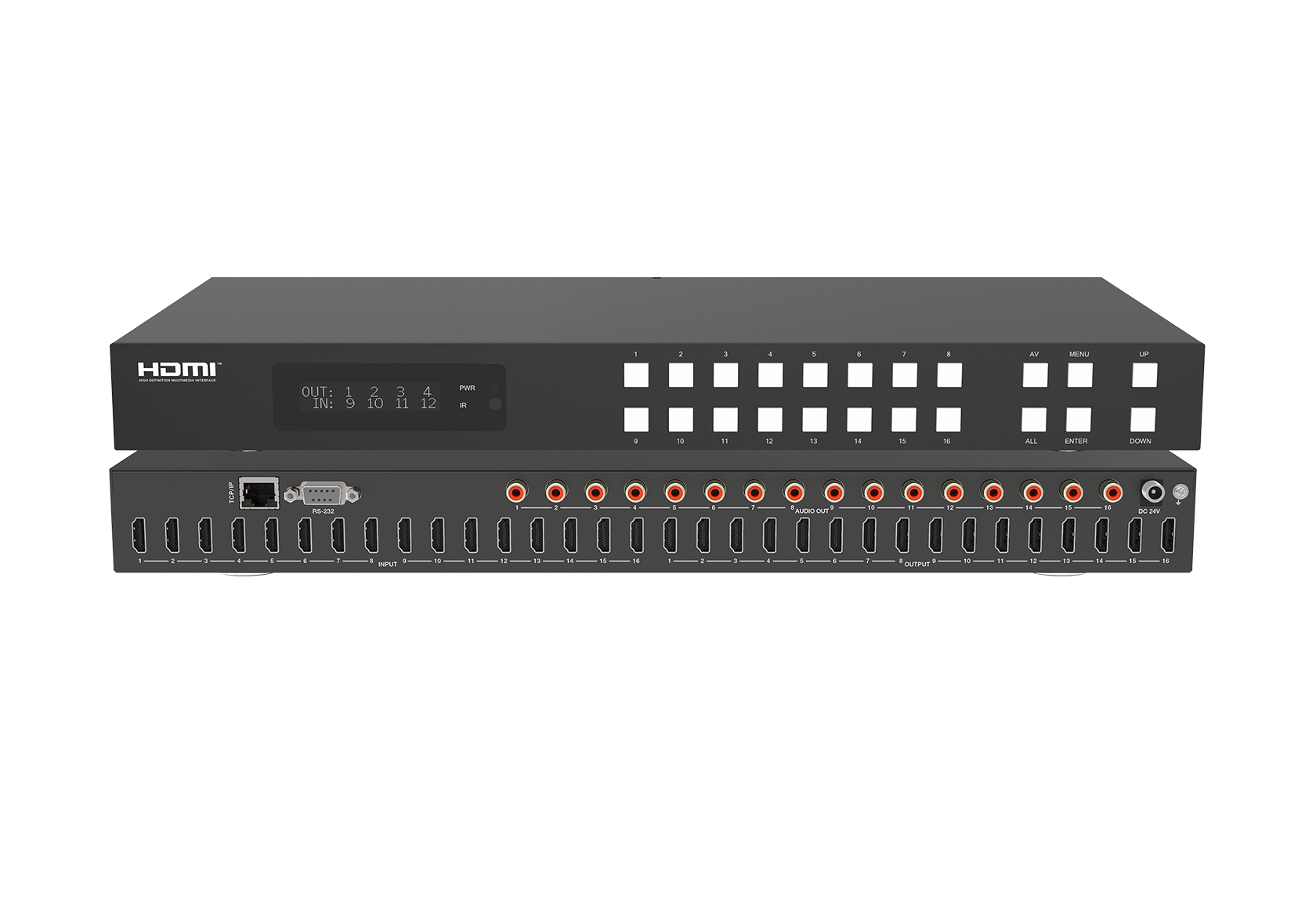 16×16 4K60 HDMI Matrix – Milivei MV-MX16164KP