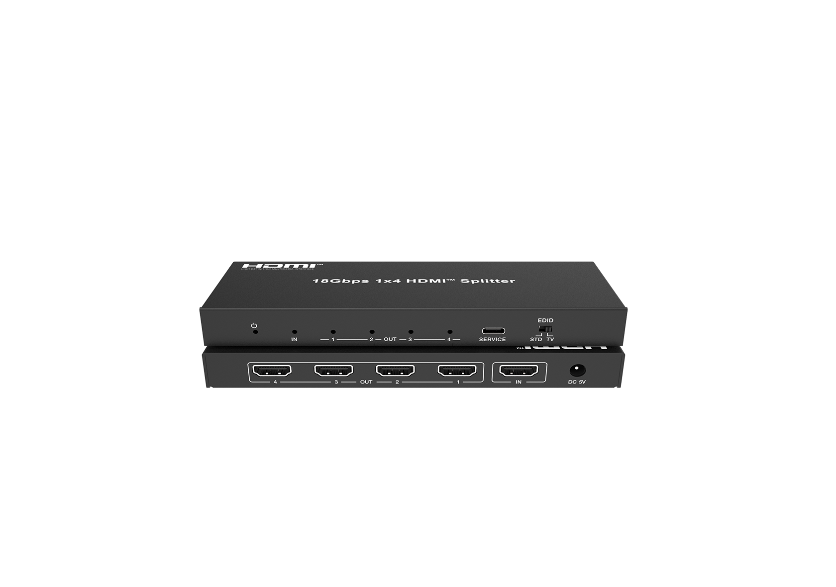 4K60 1×4 HDMI Splitter – Milivei MV-SP144K