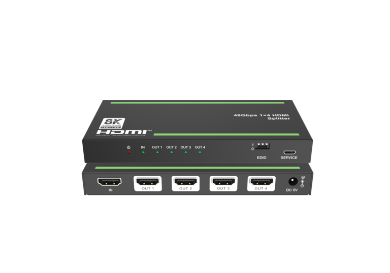8K60 1×4 HDMI 2.1 Splitter