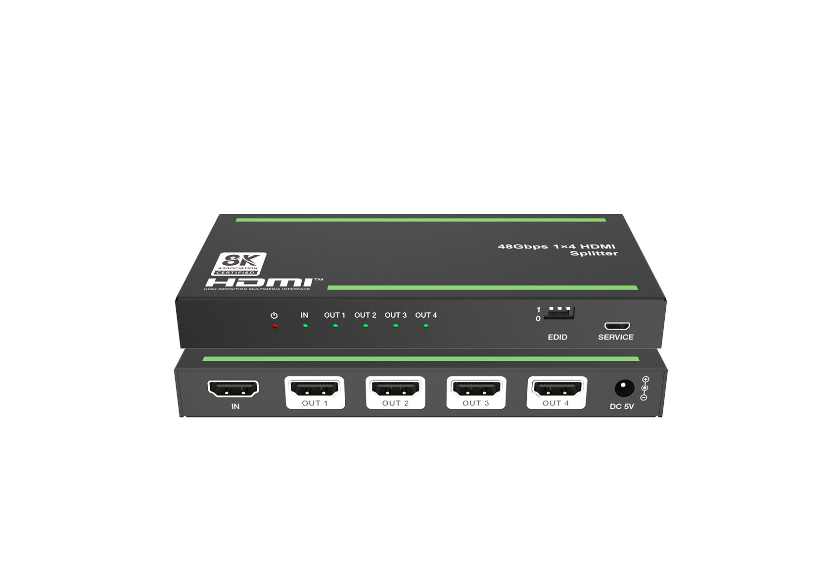 8K60 1×4 HDMI 2.1 Splitter – Milivei MV-SP148K