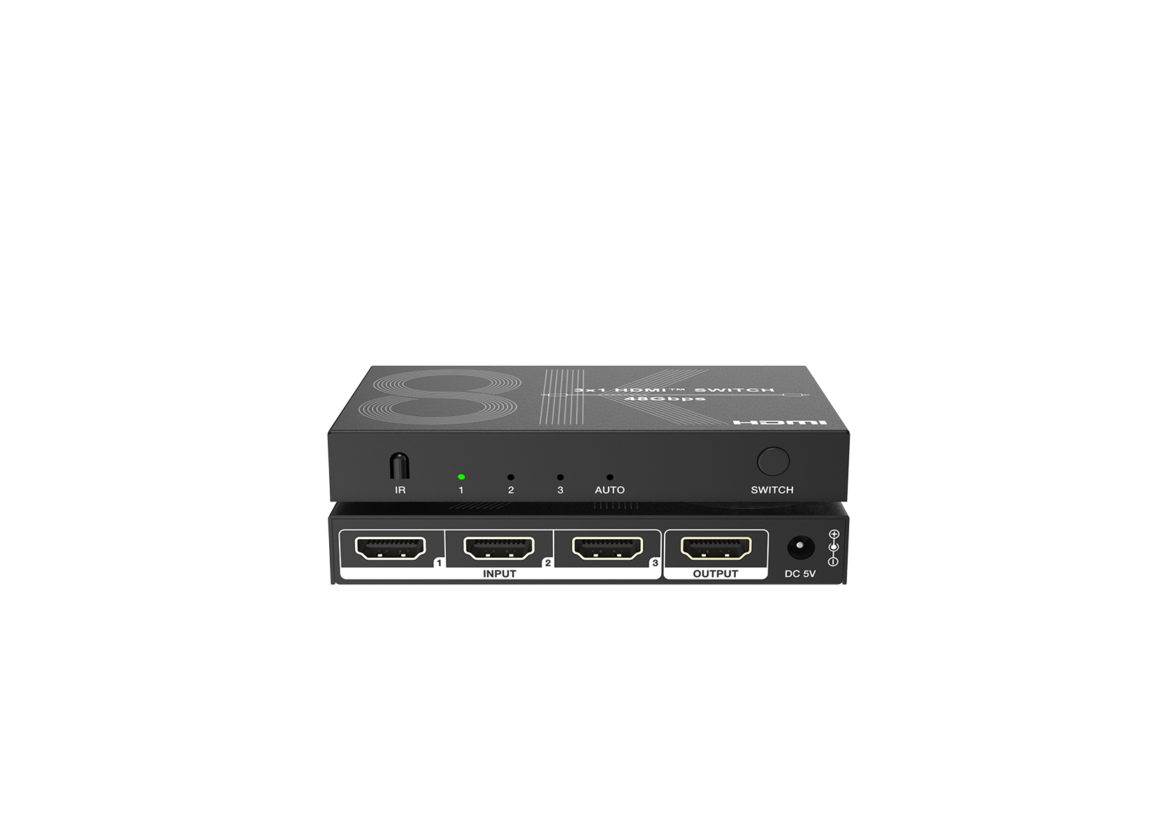 8K60 HDMI 2.1 3×1 Switcher – Milivei MV-SW318K