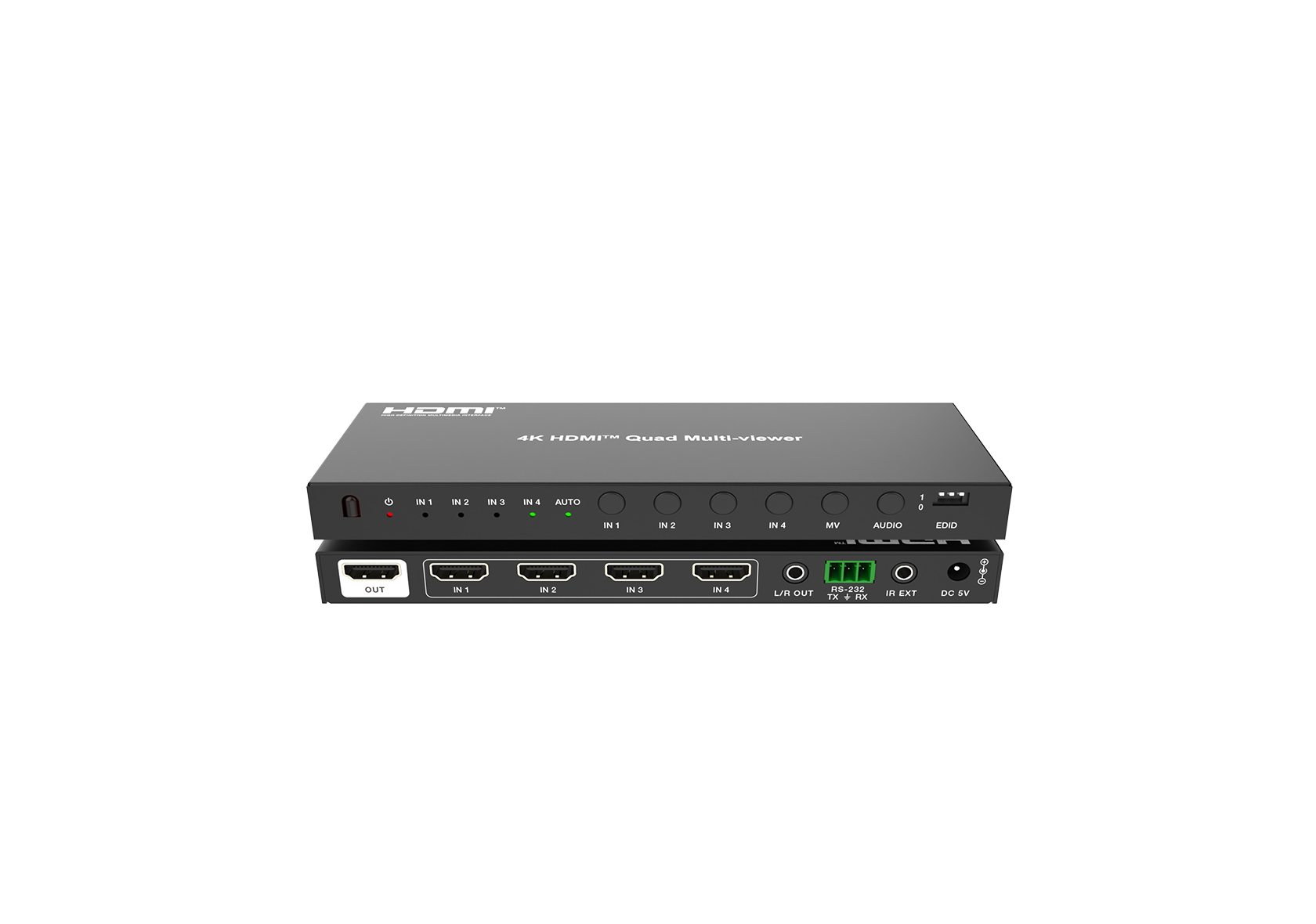 4K30 4×1 HDMI Multi-Viewer Switcher – Milivei MV-SW41MV