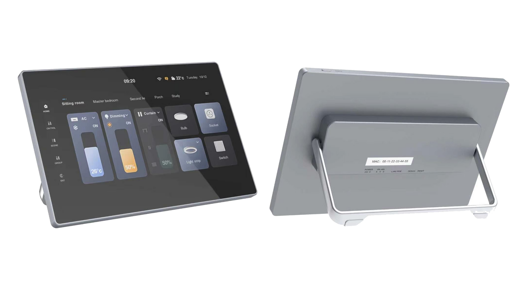 10-inch Desktop Touch Panel Controller – Milivei MV-TP10D